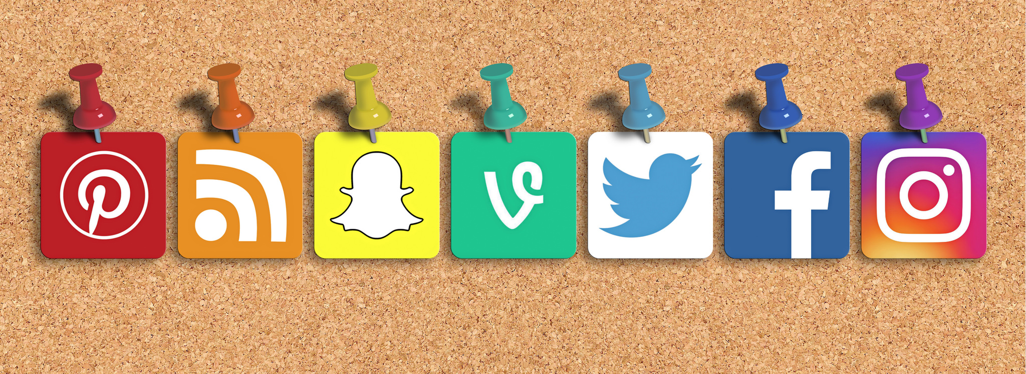 Social Media Mixed Icons - Banner